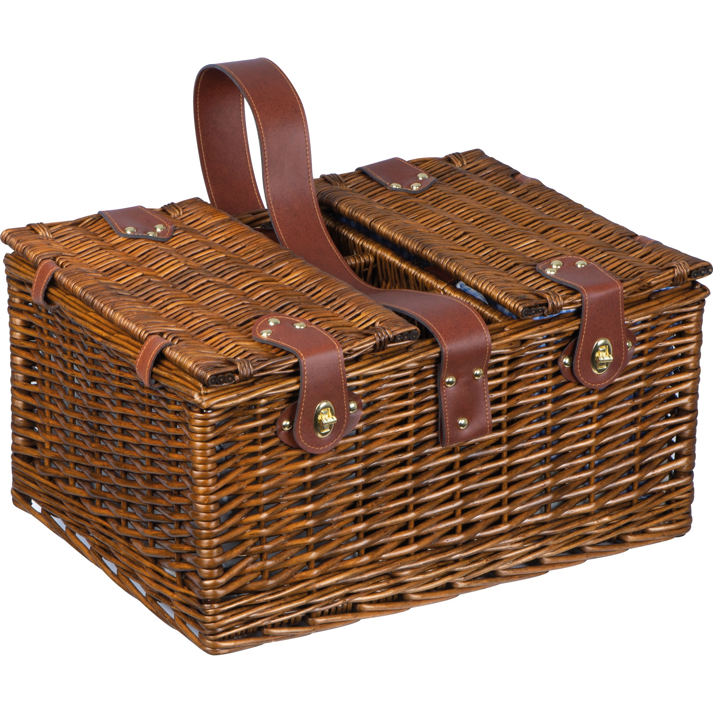 MA61276-01Picknickkorb fuer 4 Personen_ braun