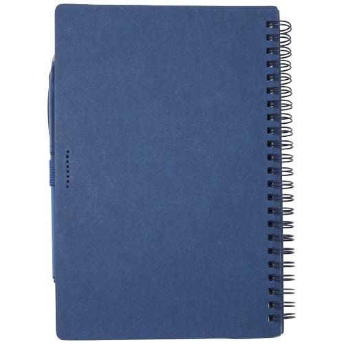 PF107986-1Slate A5 wiederverwendbares Hardcover Notizbuch und Stiftset _schwarze Mine_ navy