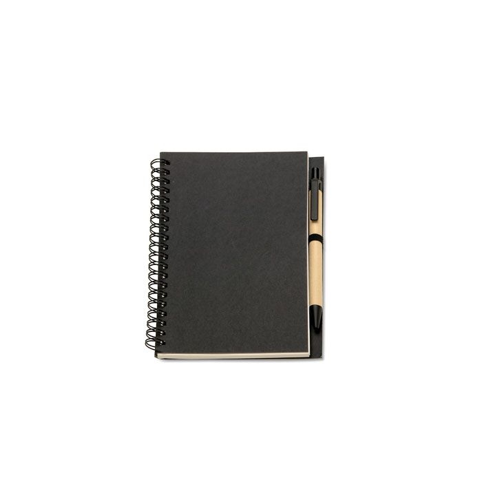 KC7012-03Bloquero B6 Recyceltes Notizbuch_ Schwarz