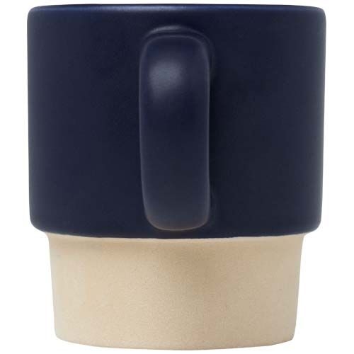 PF100805-3Olympia 130 ml stapelbarer Expresso Becher mit Tonboden_ navy