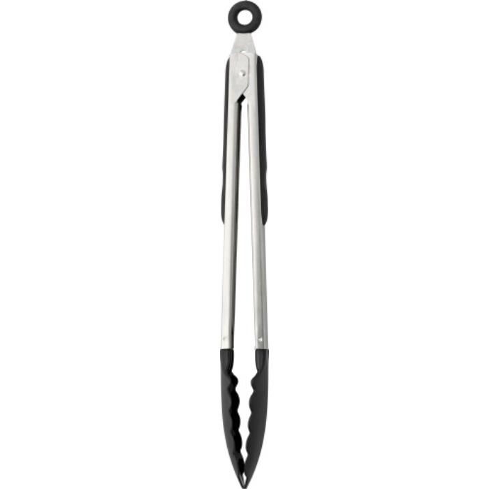 GI6538-50Grillzange aus Edelstahl Maeve_ Schwarz_Silber
