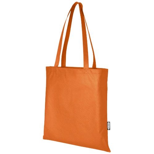 PF130051-3Zeus Non Woven grosse Tragetasche 6L aus GRS Recyclingmaterial 6 L_ orange