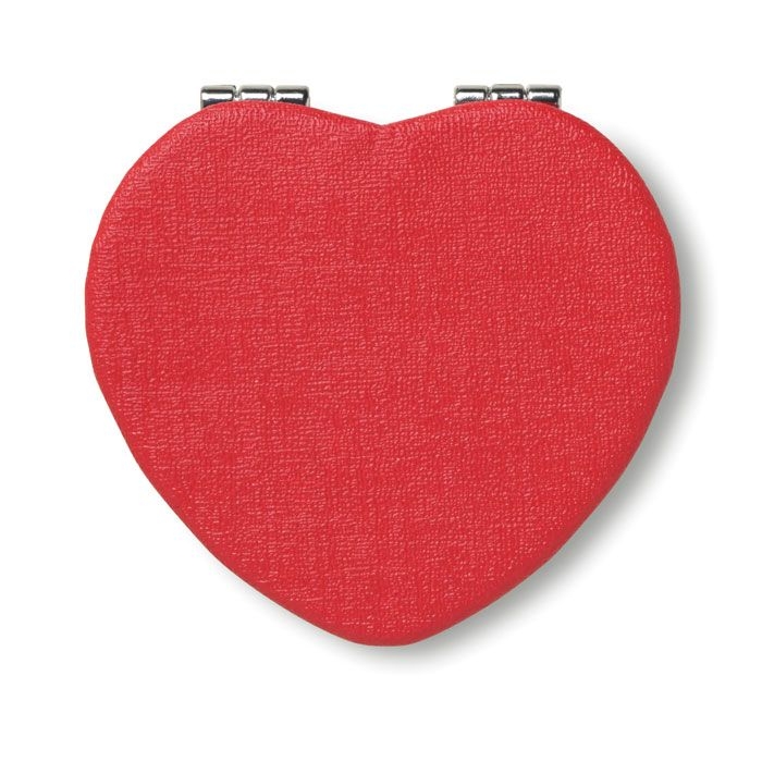 MO8980-05Glow Heart Make-up Spiegel_ rot