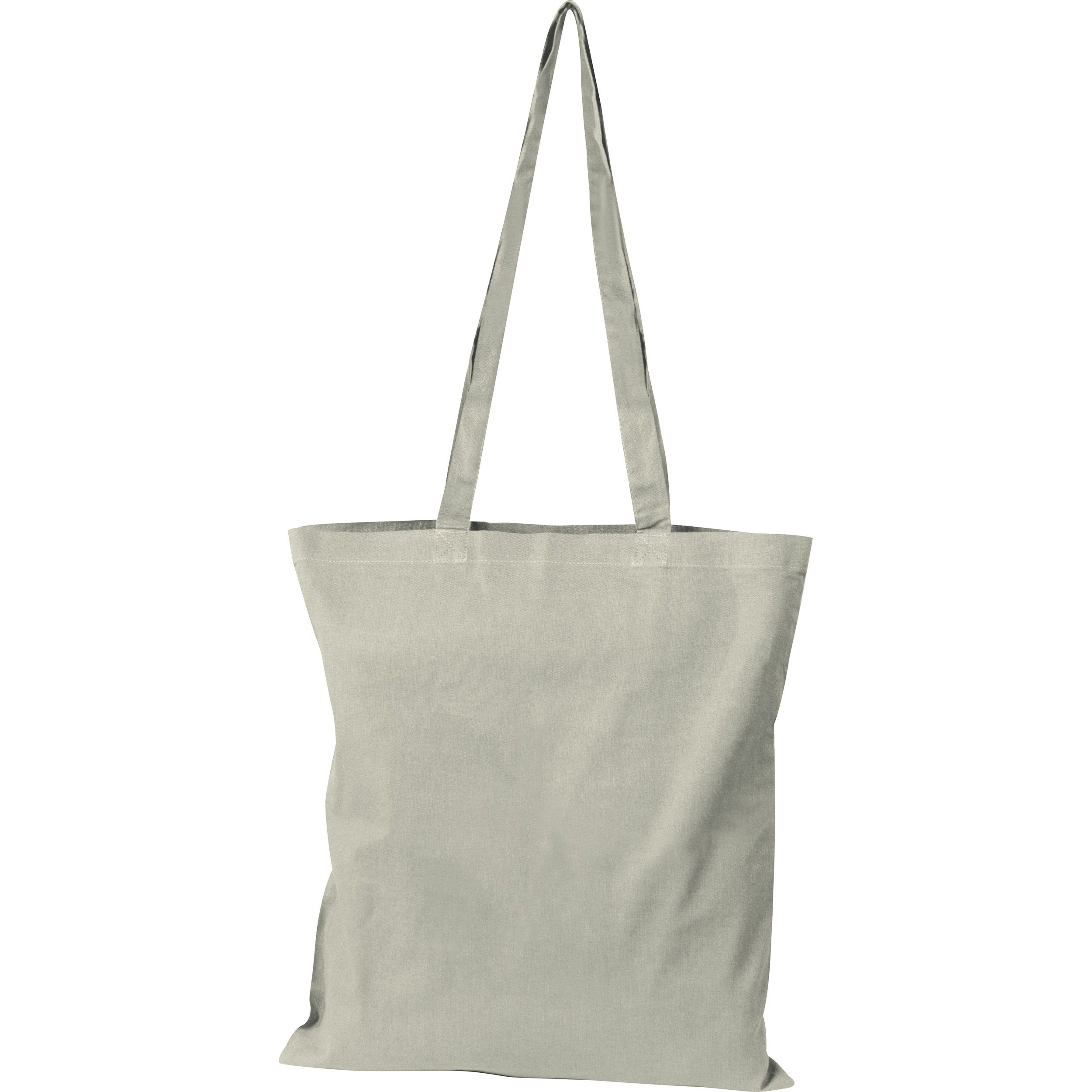 MA60880-07Baumwolltasche mit langen Henkeln LANCE_ silbergrau