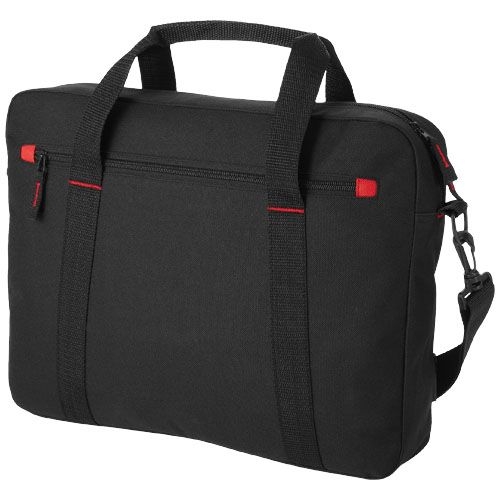 Vancouver 15,4" Laptop-Konferenztasche 6L, schwarz,rot