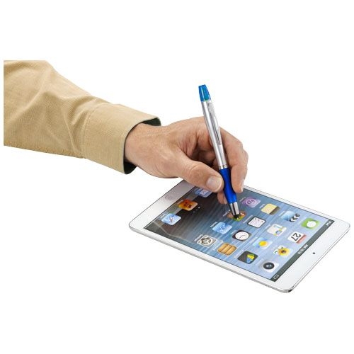 Nash Stylus Kugelschreiber und Marker (schwarze Mine), silber,royalblau
