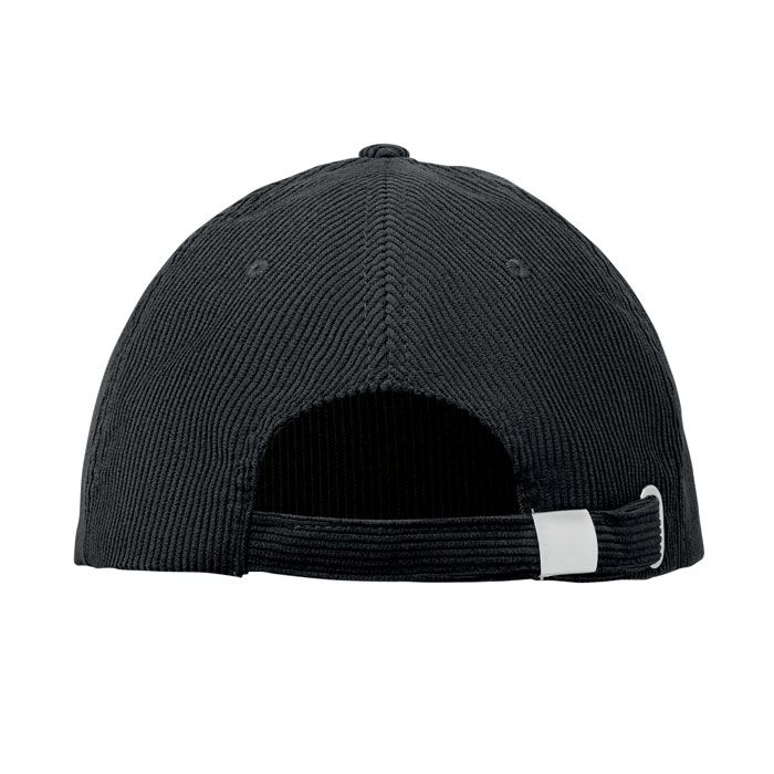 MO2879-03Wale Baseball Kappe 5 Panels Cord_ schwarz