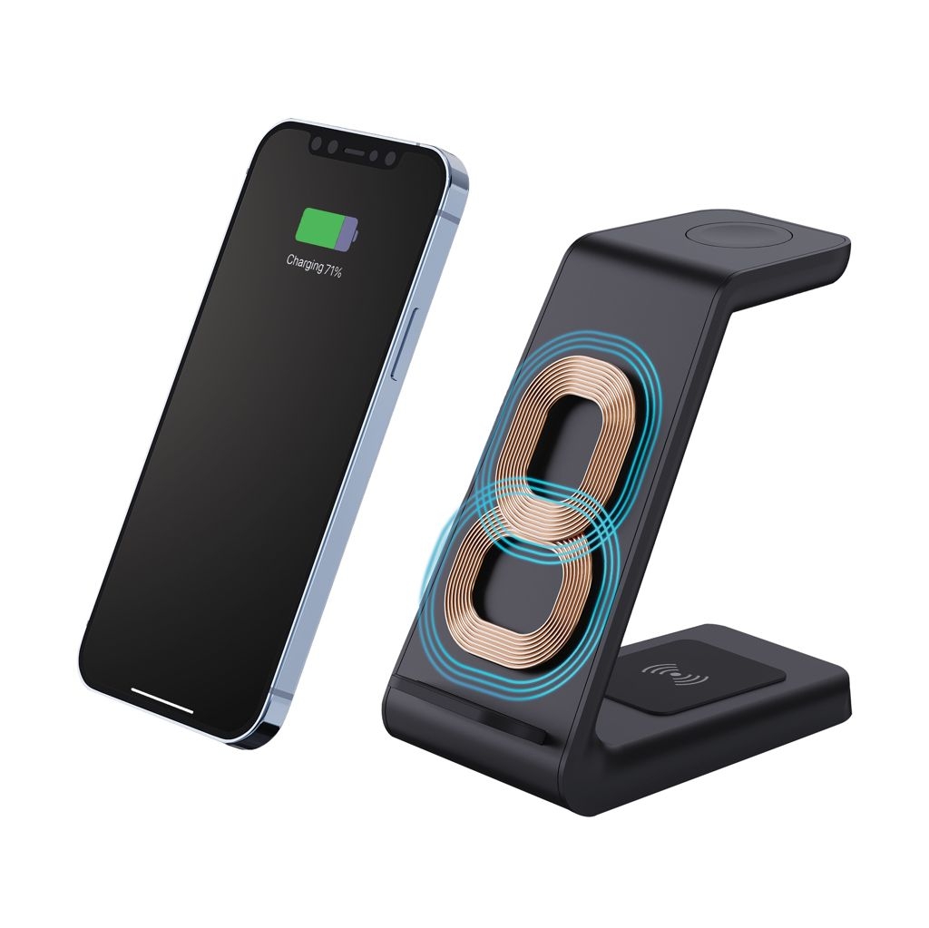 XDP308.36-1Urban Vitamin Fairfield 3-in-1 Charger aus RCS rPlastik_ schwarz