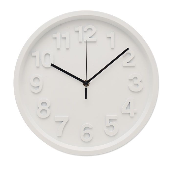 MO2851-06Muro Wanduhr aus PP_ weiss