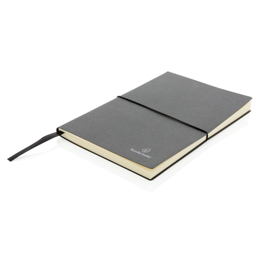 XDP772.21-2A5 Notizbuch aus GRS recyceltem Leder_ grau