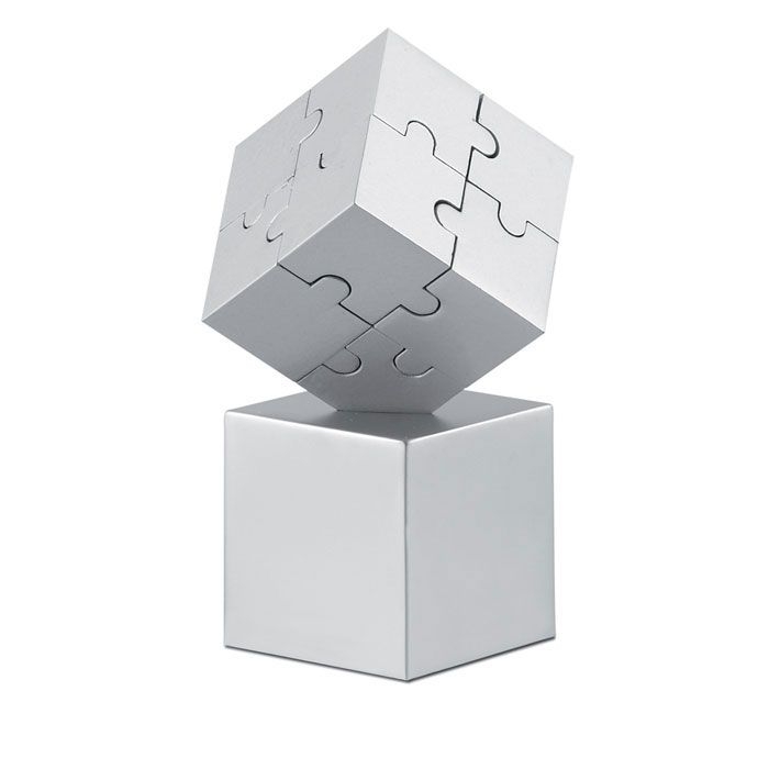 Kubzle 3D-Puzzle, Mattsilber
