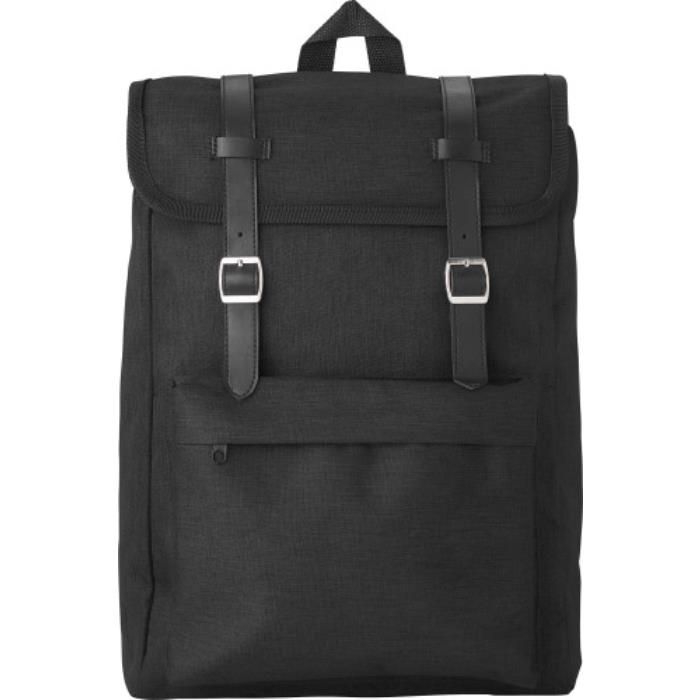 Rucksack aus Polyester Genevieve, Schwarz