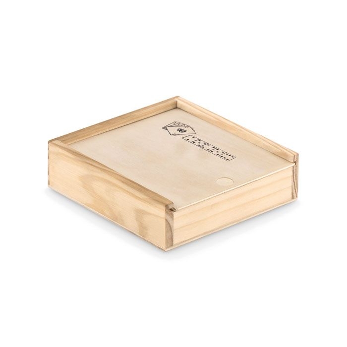 MO9187-40Las Vegas Spielkarten-Wuerfel-Set_ Holz