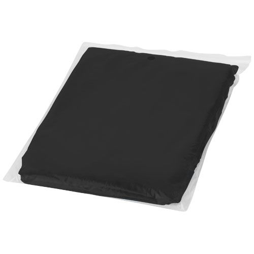 PF100429-1Ziva Einweg Regenponcho mit Huelle_ schwarz