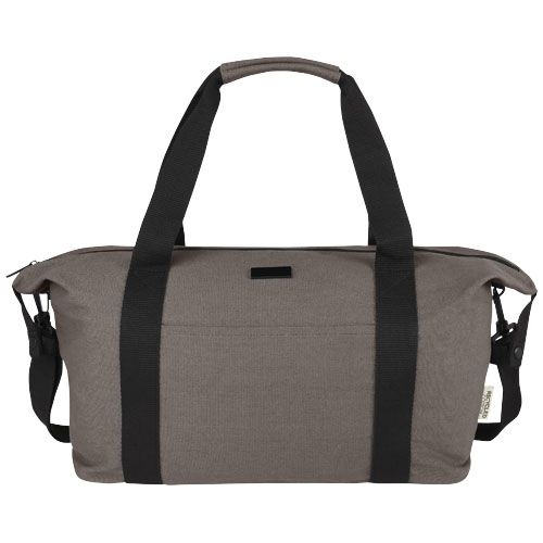 PF120681-3Joey Reisetasche aus GRS recyceltem Canvas 25 L_ grau