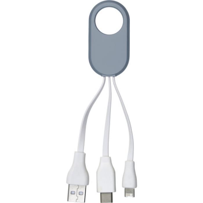 GI8450-03Ladekabelset aus Kunststoff Pilar_ Grau GI8450-03Ladekabelset aus Kunststoff Pilar_ Grau
