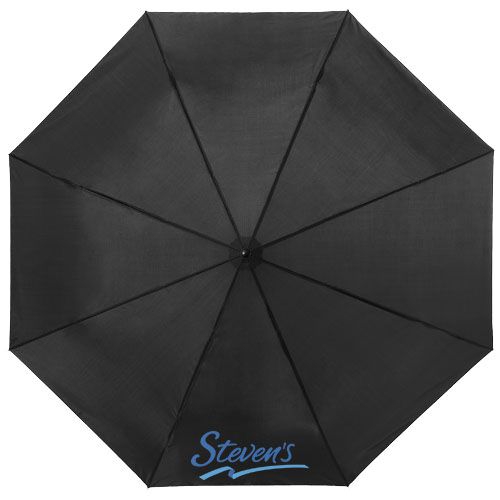 Ida 21,5" Kompaktregenschirm, schwarz