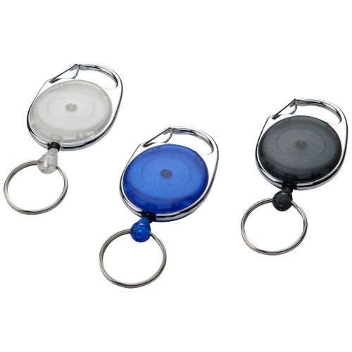 PF102104-1Gerlos Schluesselkette mit Rollerclip_ weiss