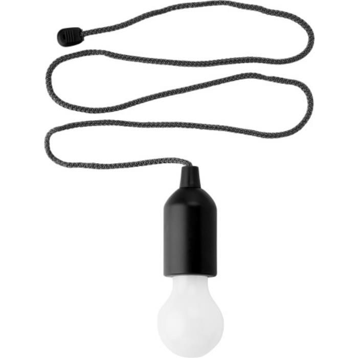 LED-Lampe aus ABS-Kunststoff Kirby, Schwarz
