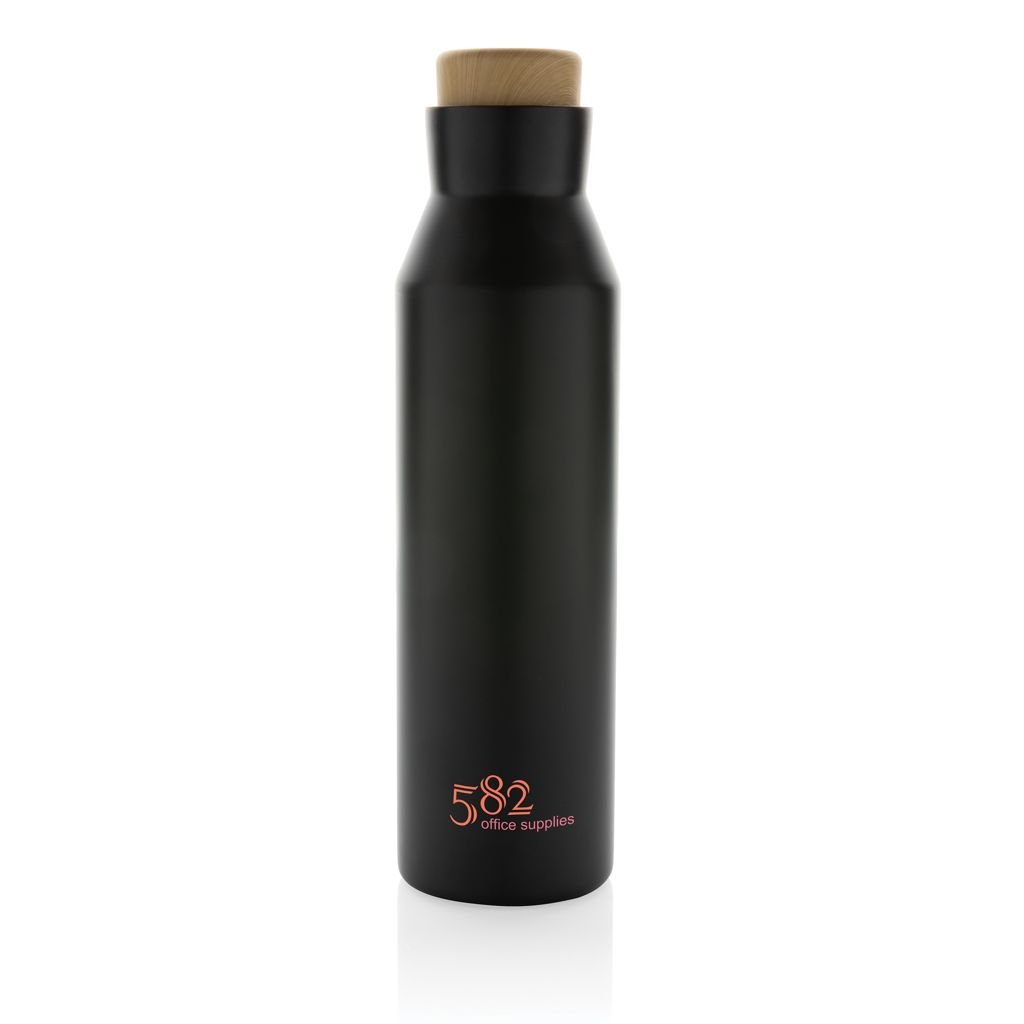 XDP435.52-1Gaia Vakuumflasche aus RCS recyceltem Stainless-Steel_ schwarz
