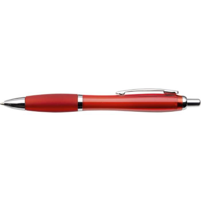 GI3015-08Kugelschreiber aus Kunststoff Newport_ Rot