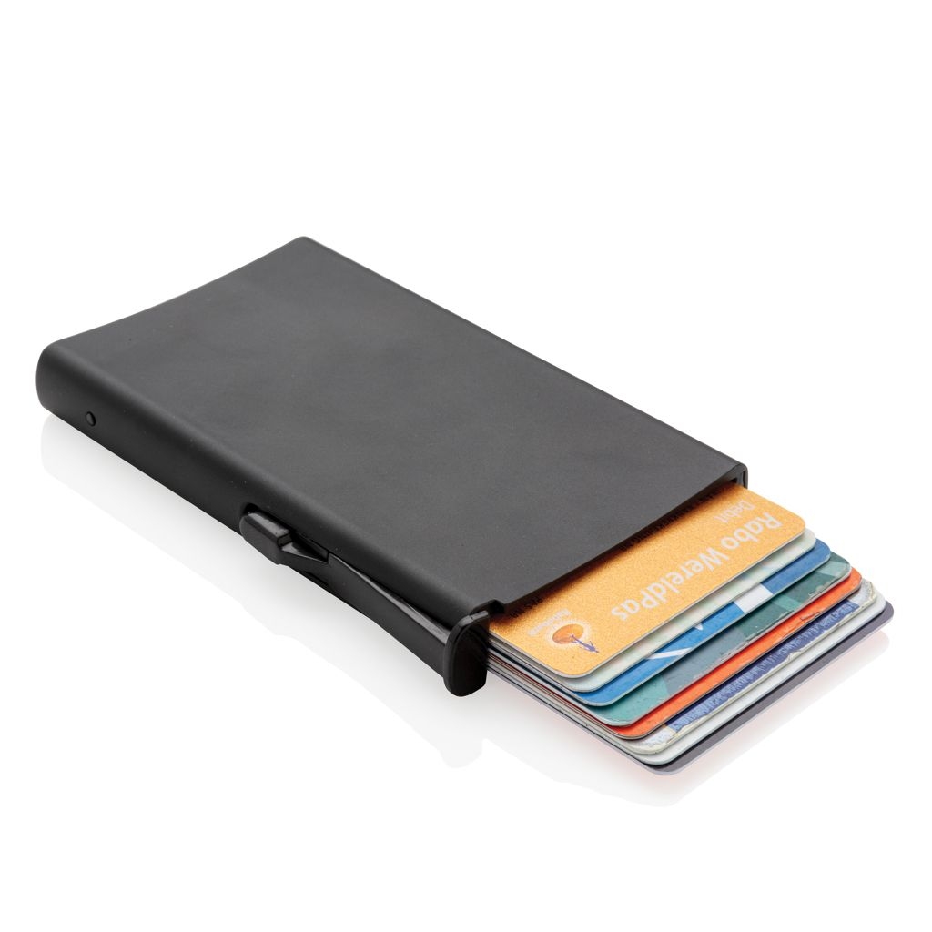XDP820.04-1Aluminium RFID Kartenhalter_ schwarz