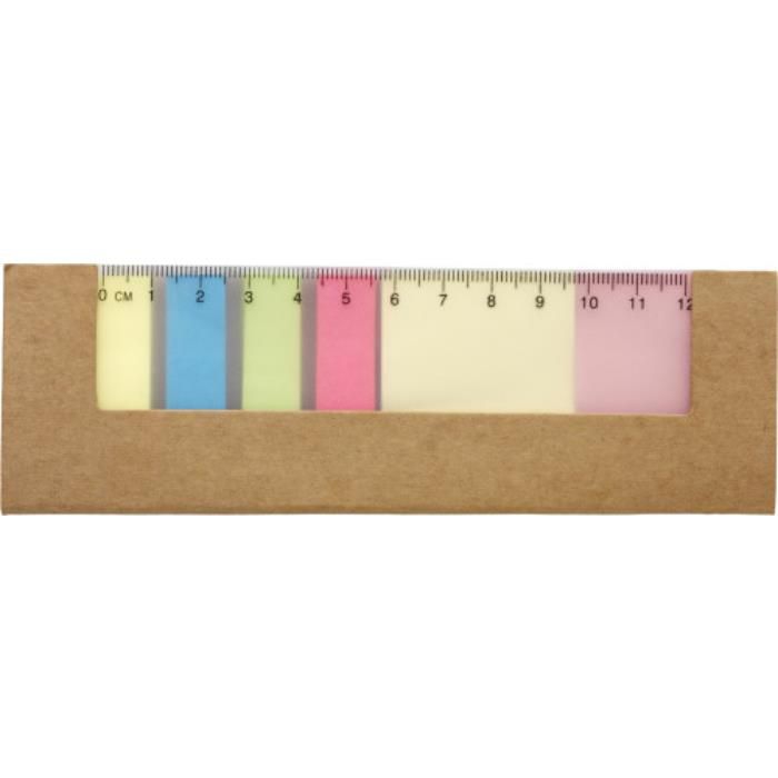 GI9121-11Haftnotizen aus Karton Natalia_ Braun