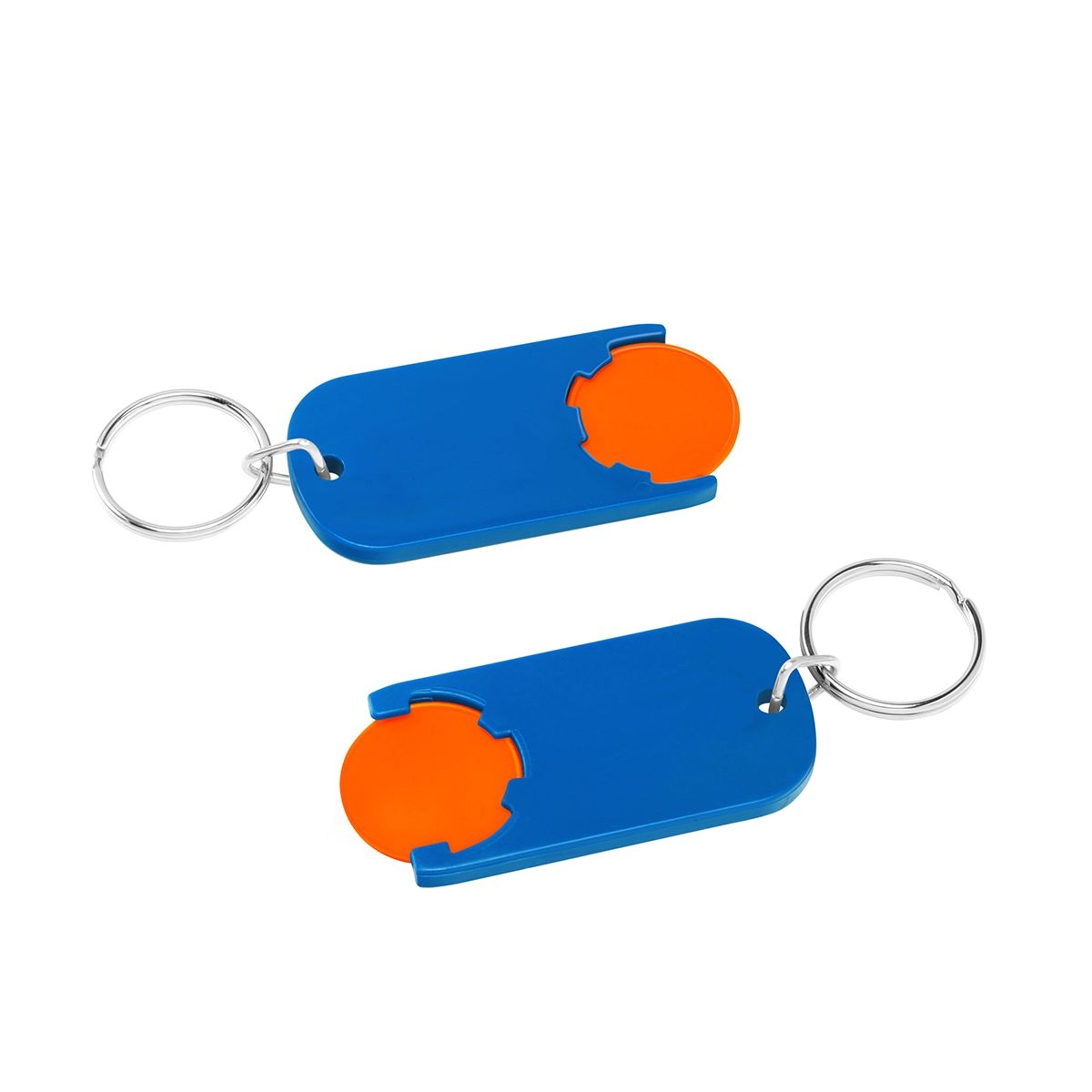 HE7439R-5-3Chiphalter mit 1€-Chip _Alpha_ orange_ blau HE7439R-5-3Chiphalter mit 1€-Chip _Alpha_ orange_ blau