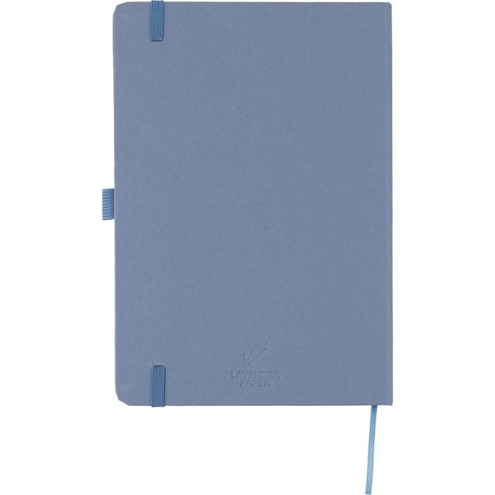 GI1103693-05Recycelter Bioabfall und Karton-Notizbuch A5 Gertrud_ blau
