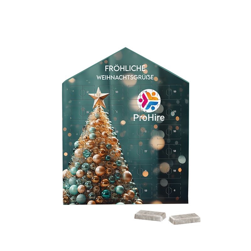 JG20115Taefelchen Adventskalender Haus Schokotaefelchen