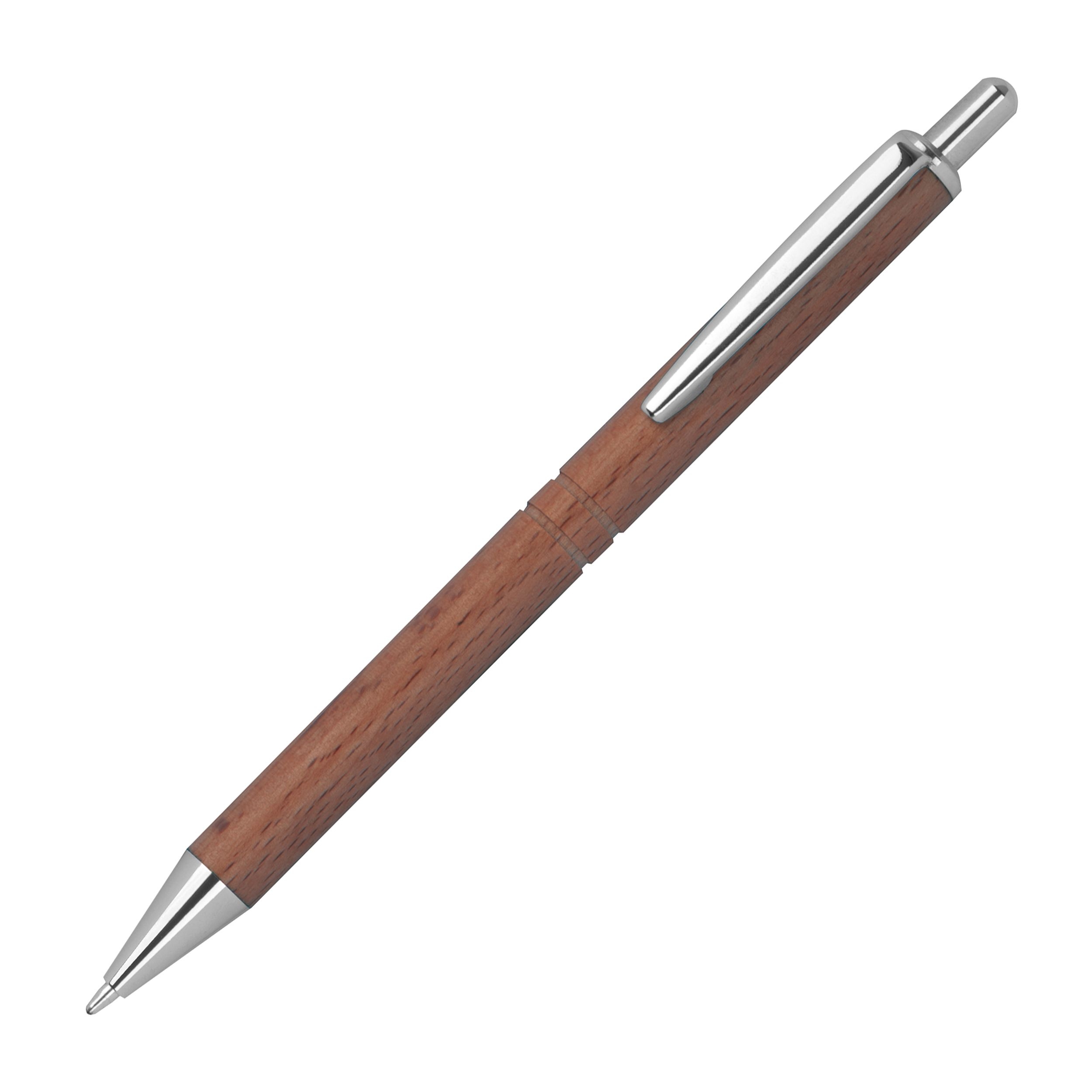 MA12550-01Kugelschreiber aus Holz_ braun