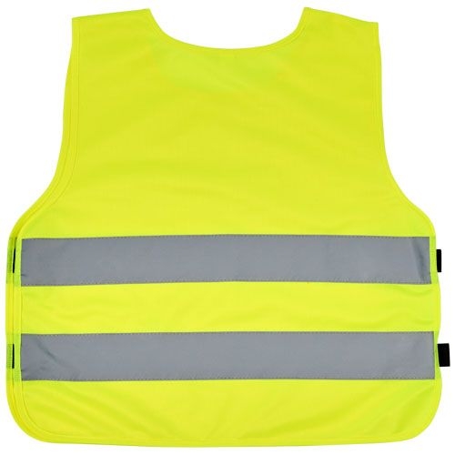 PF122023-1RFX™ Marie XS Sicherheitsweste mit Klettverschluss fuer Kinder von 7-12 Jahren_ neongelb