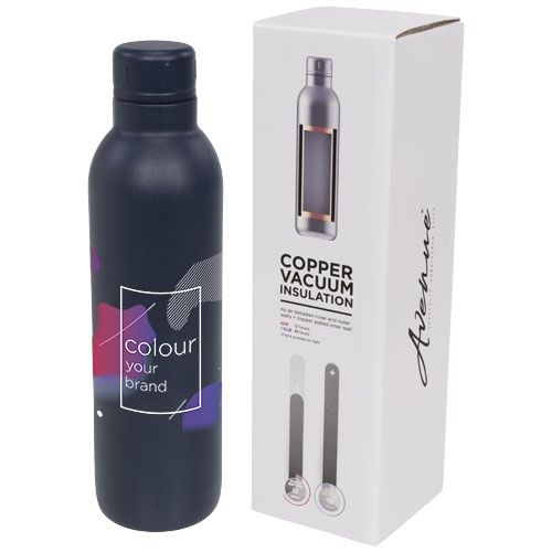 PF100549-5Thor 510 ml Kupfer-Vakuum Isolierflasche_ blau