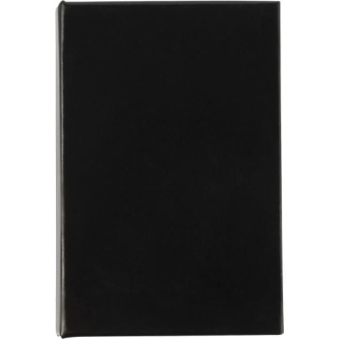 GI8532-01Notizbuch mit Haftnotizen Belinda_ Schwarz