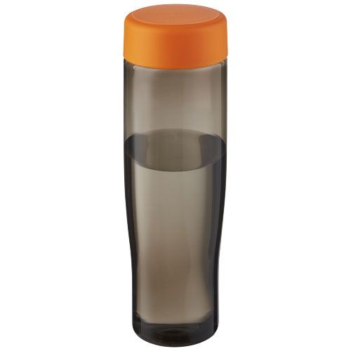 PF210450-4H2O Active® Eco Tempo 700 ml Wasserflasche mit Drehdeckel_ orange_kohle PF210450-4H2O Active® Eco Tempo 700 ml Wasserflasche mit Drehdeckel_ orange_kohle