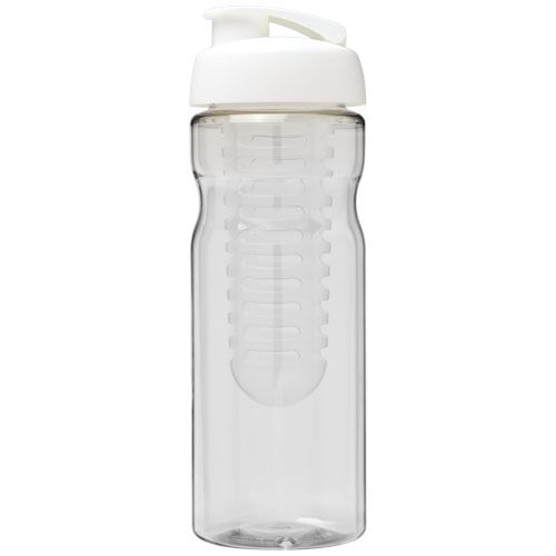 PF210046-1H2O Active® Base 650 ml Sportflasche mit Klappdeckel und Infusor_ transparent_weiss