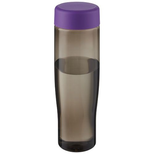 PF210450-5H2O Active® Eco Tempo 700 ml Wasserflasche mit Drehdeckel_ lila_kohle PF210450-5H2O Active® Eco Tempo 700 ml Wasserflasche mit Drehdeckel_ lila_kohle