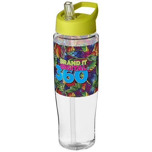 PF210044-20H2O Active® Tempo 700 ml Sportflasche mit Ausgussdeckel_ transparent_limone