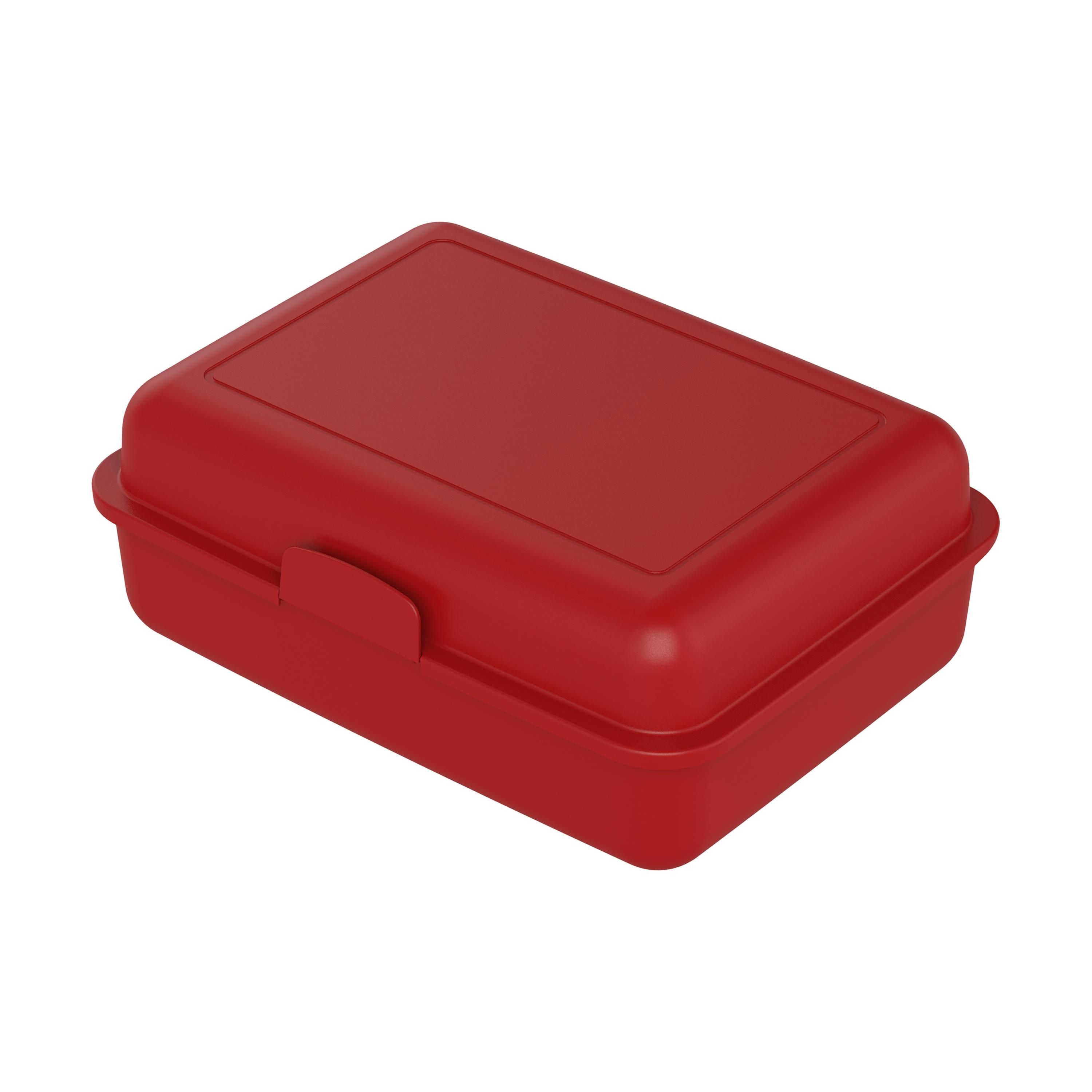 EL01032-3Vorratsdose _School-Box_ gross_ mit Trennschale_ standard-rot