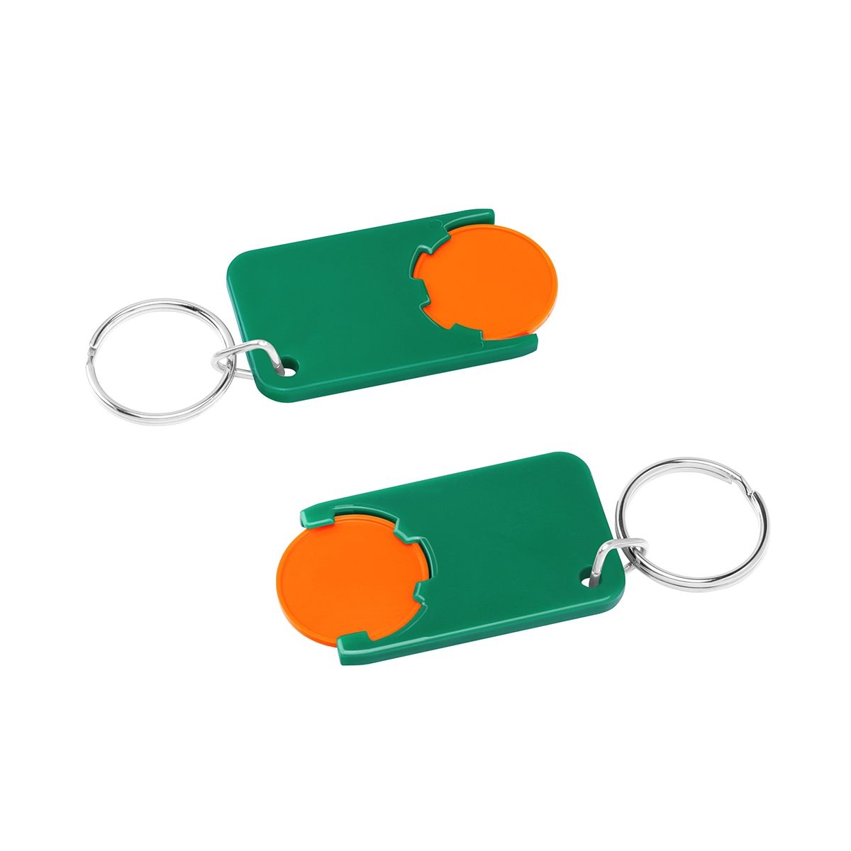 HE7454R-5-2Chiphalter mit 1€-Chip _Beta_ orange_ gruen HE7454R-5-2Chiphalter mit 1€-Chip _Beta_ orange_ gruen
