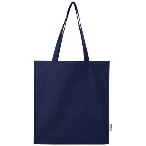 PF120737-5Florida 270 g_m² Tragetasche mit Seitenfalten 14L_ navy