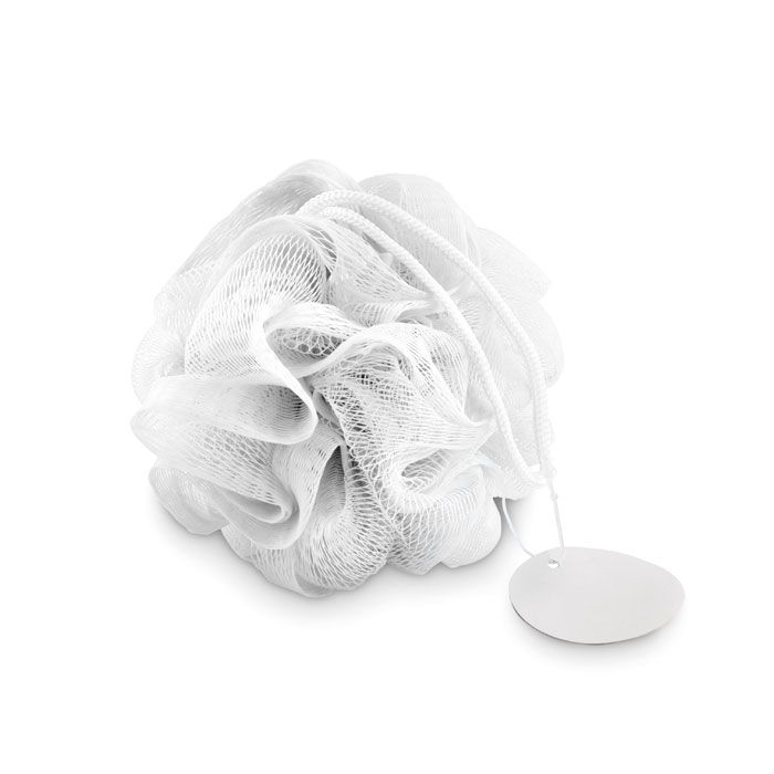 MO9054-06Puf Duschschwamm_ weiss