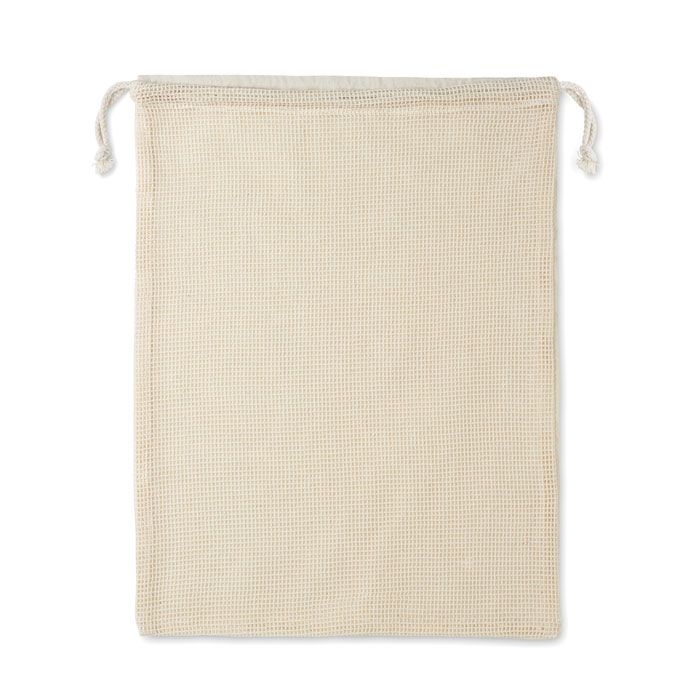 MO9865-13Veggie Netzbeutel Baumwolle_ beige