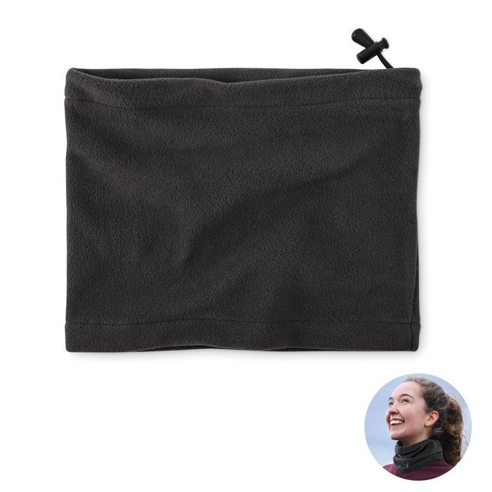 MO2350-03Blizzard Rpet Fleece-Mehrzweckmuetze_ schwarz