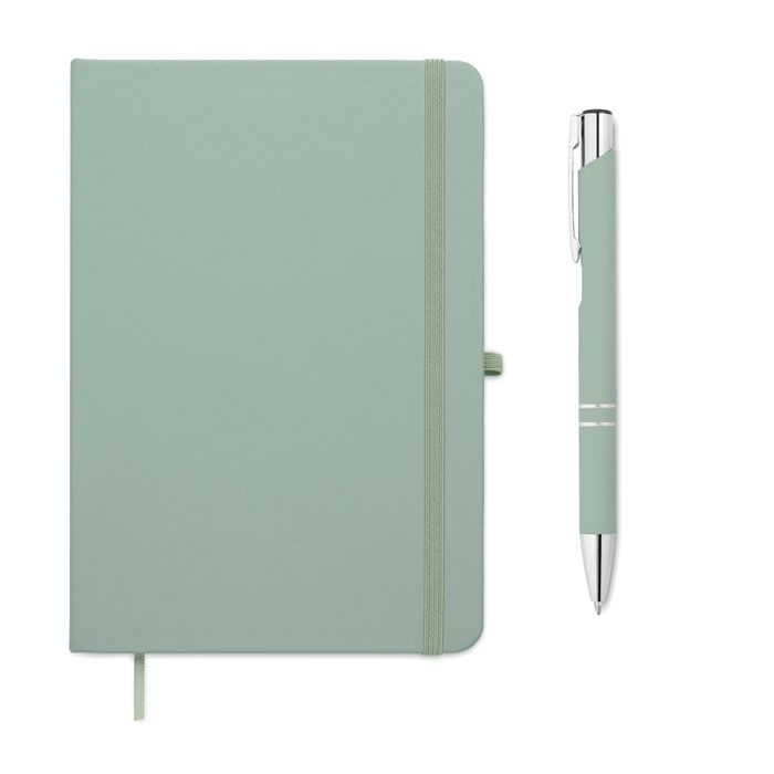 MO3199-77Arcopen DIN A5 Notizbuch mit Kuli_ mintgruen