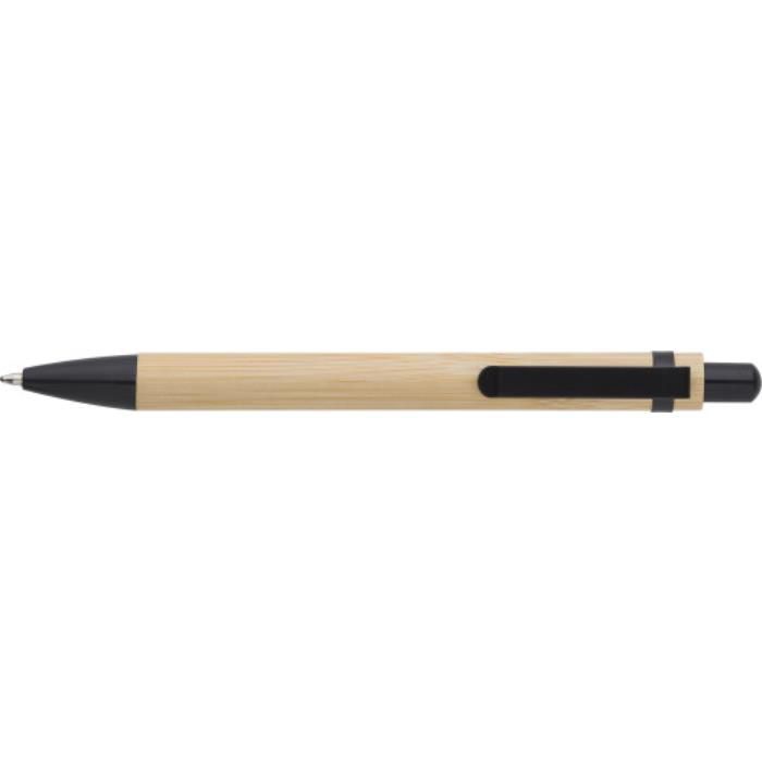 Kugelschreiber aus Bambus Colorado, Schwarz
