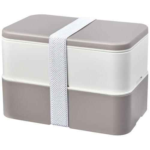 PF210182-7MIYO Renew 700_700 ml Doppel-Lunchbox_ kieselgrau_elfenbeinweiss_weiss