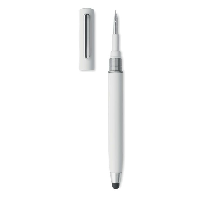 MO6936-06Cleanpen Kuli mit Reinigungs-Set_ weiss