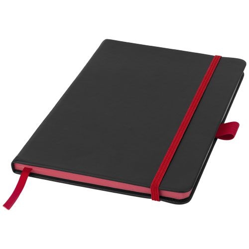 PF106907-2Colour-Edge A5 Hard Cover Notizbuch_ schwarz_rot PF106907-2Colour-Edge A5 Hard Cover Notizbuch_ schwarz_rot