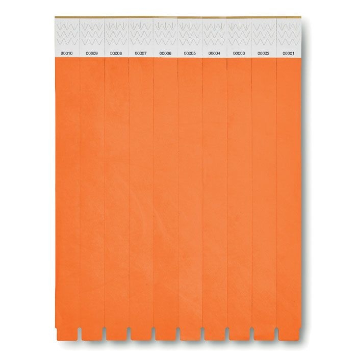 MO8942-10Tyvek Tyvek® Event Armband_ Orange MO8942-10Tyvek Tyvek® Event Armband_ Orange